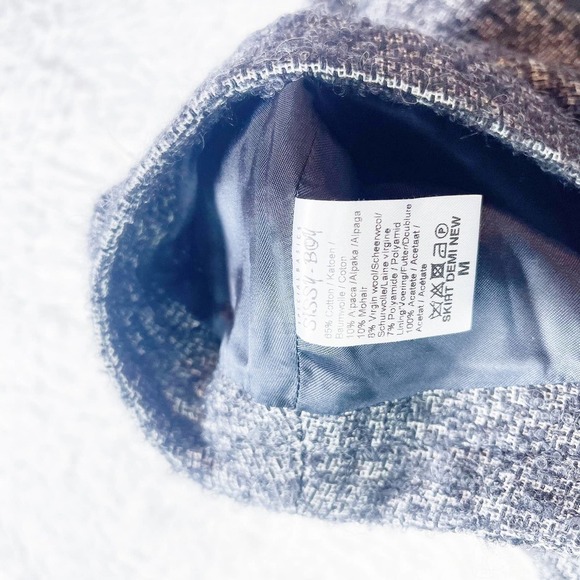 Sissy Boy Flared Wool Alpaca Mohair Blend Knit Skirt SZ M - Picture 4 of 6